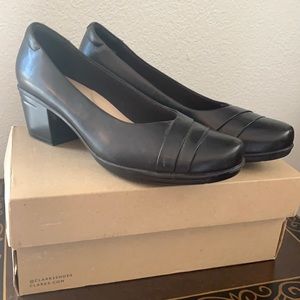 Black Pumps Clark Comfort